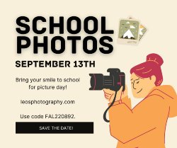 School picture flyer